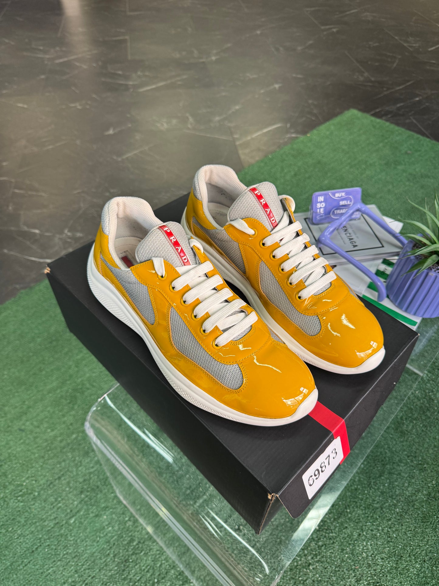 Prada America Cup “Yellow/Silver”