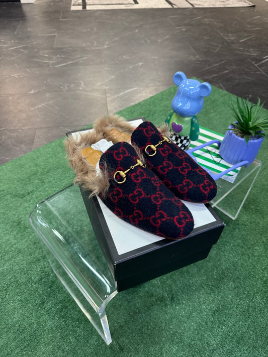 Gucci GG Wool Slippers